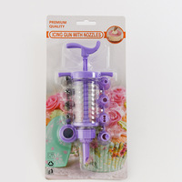 Pistolet à douilles en plastique pour gâteaux, biscuits, distributeur de lait – Vente directe fabricant – Accessoires de pâtisserie, outils de cuisson