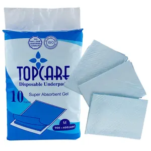 OEM Brand Premium Quality Super Soft Fluff Pulp Disposable Incontinence Bed Under Pad