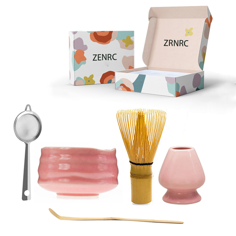 Pink Bow Set with Flower Box
