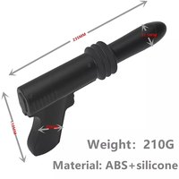 Automatischer Teleskop-Dildo Vibrator für Erwachsene, USB-Wiederaufladbar, Wasserdicht, Sex-Gun Dildo für Frauen, Männer, G-Punkt und Anale Masturbation