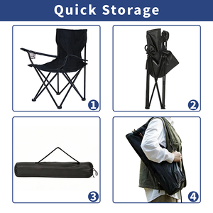 <span class=keywords><strong>เก้าอี้</strong></span><span class=keywords><strong>พับ</strong></span>น้ำหนักเบาสำหรับตั้งแคมป์ รับน้ำหนักได้ 150 กก. โครง<span class=keywords><strong>เหล็ก</strong></span>คาร์บอน ผ้าอ๊อกซ์ฟอร์ด 600D เหมาะสำหรับตกปลา ปิกนิก กิจกรรมกลางแจ้ง ชายหาด เดินป่า - Product Image 4