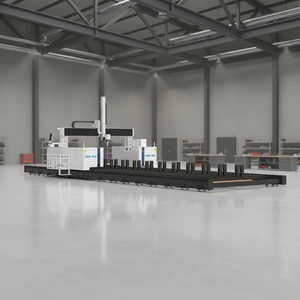 5-Achsen 3D-Faserlaser-Profilschneidesystem 26800x3500mm Arbeitsbereich 12000-60000W für Übergroße Strukturträger - Product Image 1