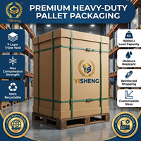 Caja de Cartón Corrugado Industrial de Alta Resistencia, de 5-7 Capas, con Logotipo Personalizado, para Exportación, Envío de Mercancías a Granel y Logística