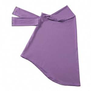 Pañuelo para la Cabeza de Jersey Premium Personalizado al por Mayor, Diseño Liso con Botón, Hiyab Instantáneo para Mujeres Musulmanas YHK0072 - Product Image 6