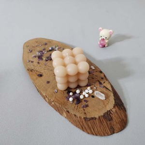 Velas Aromáticas en Forma <span class=keywords><strong>de</strong></span> Cubo para el Hogar, 5.4 oz, Decoración Estética para Habitaciones, Regalos Decorativos en Forma <span class=keywords><strong>de</strong></span> Pastel - Product Image 3