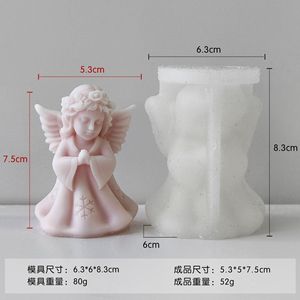 Nouvelles Idées DIY Petit Ange <span class=keywords><strong>Moule</strong></span> En Silicone Ornement De Noël <span class=keywords><strong>Moule</strong></span> En Silicone Bougie Parfumée <span class=keywords><strong>Moule</strong></span> En Plâtre Moules En Résine - Product Image 5