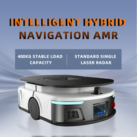 Robot logistique AGV de 600 kg de charge utile, robot mobile industriel à navigation laser SLAM avec dispositif de levage pour la manutention des matériaux