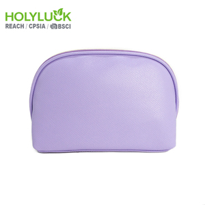 Bolsa de Maquillaje de Piel Sintética con Forma de Concha de Almeja, Organizador de Viaje Grande Personalizado, Bolsa Cosmética con Cierre, Bolsa de Belleza Personal - Product Image 6