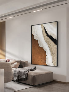 Arte originale fabbrica moderna 3D Texture onda parete arte Custom dimensioni <span class=keywords><strong>tela</strong></span> arte arte onda pittura astratta paesaggio marino - Product Image 4