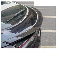 Aileron arrière de voiture en fibre de carbone rouge, garniture de fenêtre pour Changan Unit Uni-t 2021 2022 2023 2024, décoration extérieure, style