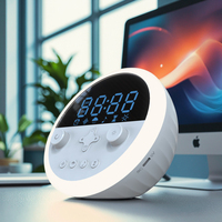 Appareil de santé intelligent pour bébé : Machine à sons apaisants et veilleuse 2025 – Réveil intelligent de bureau avec bruit blanc et design robot mignon