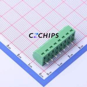 JL102-38108G01 Screw Terminal Block Through hole Component (THT),P=3.81mm Connector 1x8P 3.81mm Green Through Hole - Product Image 2