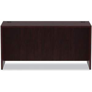 Alera VA256024MY Mueble de oficina de la serie Mahogany Valencia, modelo Credenza Shell, 59 1/8 pulgadas de ancho x 23 5/8 pulgadas de profundidad x 29 5/8 pulgadas de alto - Product Image 2