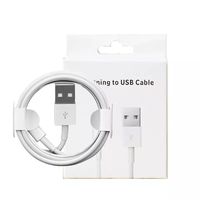 1m 3 pieds USB/Type C/8 broches Câble de chargeur de données de téléphone portable pour Android pour iP avec boîte d'emballage