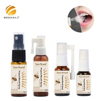 BEEHALL Vente en gros Apaiser les maux de gorge Spray buccal à la propolis sans alcool
