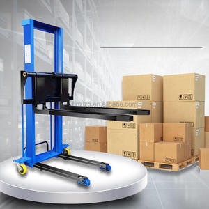 Small Self-Load Lifting <strong>Stacker</strong> <strong>Portable</strong> <strong>Mini</strong> Semi-Electric Forklift Hand Manual Lifting Forklift - Product Image 5
