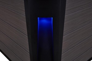 Jacuzzi roses pour 2 personnes, bain à bulles acrylique bleu, <span class=keywords><strong>spa</strong></span> <span class=keywords><strong>intex</strong></span>, jacuzzi, plein air - Product Image 6