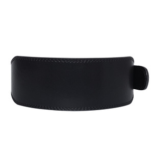 Cinturón de Soporte Lumbar de Cuero de Alta Resistencia con Logotipo Personalizado para Levantamiento de Pesas, Gimnasio y Entrenamiento - Product Image 4