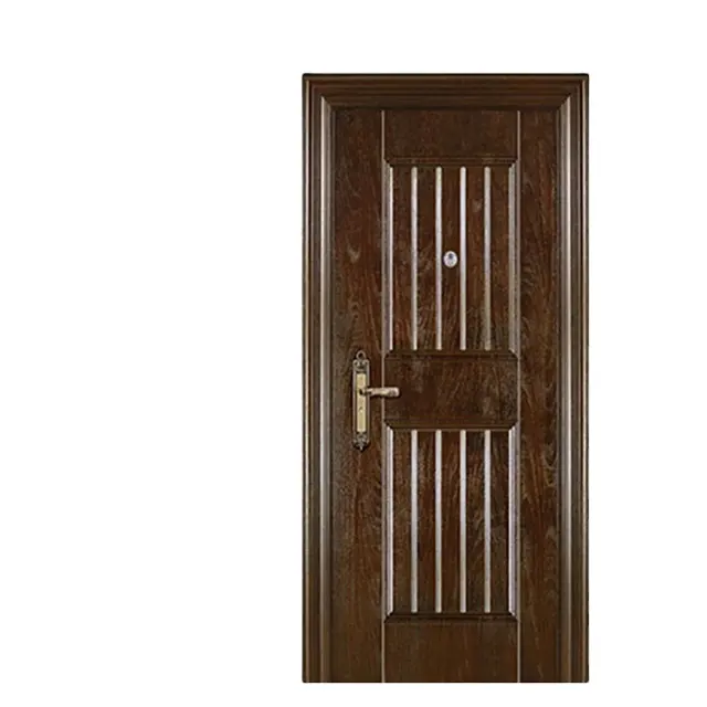Factory wholesale hot selling high quality turkey metal used exterior security steel doors for sale
