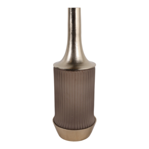 Vaso Alto in Vetro Stile Hurricane, Vaso Decorativo per Fiori per Soggiorno, Camera da Letto, Ufficio, Scaffale, Arredamento Casa - Product Image 4