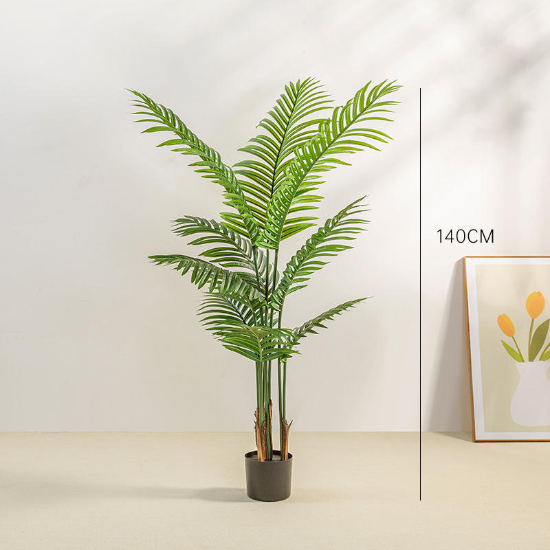 Palmier Areca vert 1,4 m avec peu de feuilles 9 feuilles