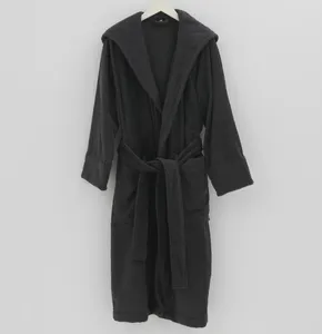 Soft Terry Bathrobe Absorbent Winter Dressing Gown Wholesale Bath Robes With Hood