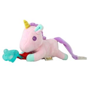 Jouet de confort en <span class=keywords><strong>peluche</strong></span> personnalisé pour animaux, pingouin, éléphant, licorne, avec <span class=keywords><strong>attache</strong></span> de sucette amovible, jouet en <span class=keywords><strong>peluche</strong></span> pour bébé - Product Image 6