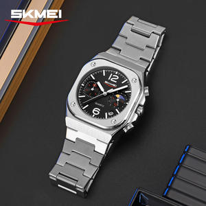 Nuevo Diseño Skmei 9368 Reloj de Cuarzo Cuadrado de Diseño de Lujo, Reloj Cronógrafo Clásico de Moda para <span class=keywords><strong>Hombre</strong></span> de Negocios con Precio al por Mayor - Product Image 4