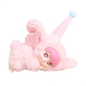 Conejo de Peluche con Orejas Largas en Posición Recostada para Princesa, Colgante con Alas, Cara de Vinilo, Ojos de Estrella, Lindo y Divertido, Regalo de Cumpleaños Antiestrés - Product Image 5