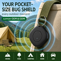 Répulsif anti-insectes ultrasonique portable de poche, anti-moustiques électronique, recharge rapide pour la randonnée en extérieur