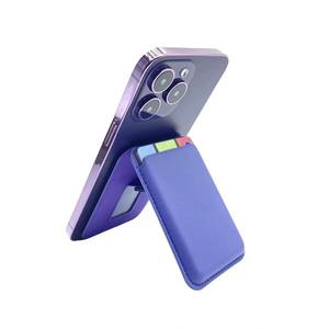 Portefeuille de téléphone portable en cuir PU universel mince de luxe avec blocage RFID multifonction pour hommes et femmes ONE-CASE - Product Image 2