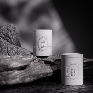 Bán Buôn 6Oz 10Oz Biểu Tượng Tùy Chỉnh Hiện Đại Rỗng Xi Măng Nến Tàu Nồi Container <span class=keywords><strong>Handmade</strong></span> Sang Trọng Bê Tông Nến Jar Chủ - Product Image 4