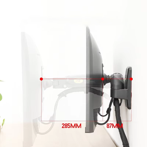 Soporte de Monitor NB North Bayou F120, Brazo Articulado de Movimiento Completo, Soporte de Pared Giratorio para Monitores de 17-27 Pulgadas, Nuevo Soporte de Gas para Monitores de 32 y 24 Pulgadas - Product Image 1
