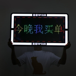 Letrero LED con Pantalla de 3mm de Píxeles, 1500 cd de Brillo, Móvil, para Discotecas, Resistente al Agua IP20, Blanco, Dorado, Amarillo, Azul Hielo, Siete Colores - Product Image 3