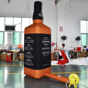 Model Botol Whiskey Raksasa Tiup untuk Promosi Merek Anggur dan Dekorasi Acara Bar - Product Image 4