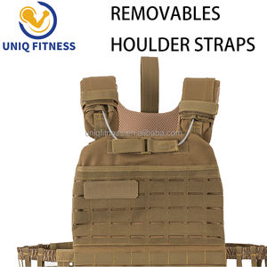 Gilet lesté <span class=keywords><strong>UNIQ</strong></span> vente en gros sur mesure à dégagement rapide pour hommes entraînement musculation Gym Fitness gilet lesté - Product Image 3