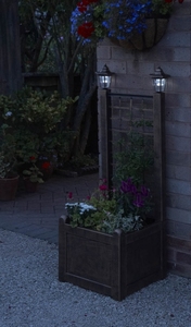 <strong>Trellis</strong> <strong>Planter</strong> <strong>With</strong> Solar Lanterns - Product Image 5