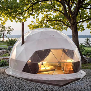 Réserve naturelle et glamping en parc, tente géodésique confortable, retrait sur pelouse et <span class=keywords><strong>camping</strong></span>, tente boule - Product Image 5