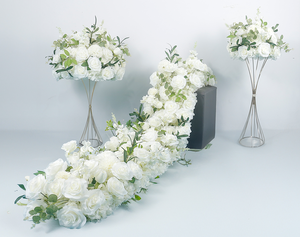 Boule de fleurs artificielles élégante pour mariage, boule romantique pour photomaton - Product Image 6