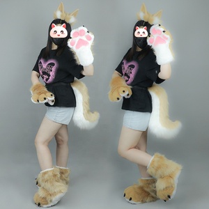 ชุดคอสเพลย์หูหมาจิ้งจอก Tamamo-NO-Mae หางตุ๊กตาอะนิเมะ - Product Image 5