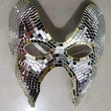 Custom Shinning Cool Mirror Masquerade Mask Party Supplies