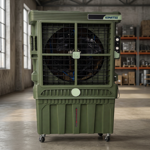 Refroidisseur d'air portable Cool DC 120 Desert Air Cooler en plastique, 3 vitesses, réservoir de 120 L, 1500 pieds carrés. Zone de refroidissement avec garantie d'un an pour usage domestique et hôtelier - Product Image 2