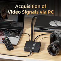 UR350 Premium SDI Video Grabber compatible avec PlayStation, Xbox, PC pour l'enregistrement de jeux, prend en charge l'entrée HDMI 4K, appareil autonome