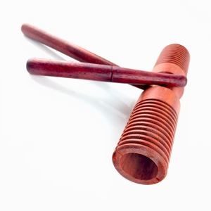 Instrumento de percusión Orff al por mayor: Tubo de sonido de madera de sequo, sonajero de doble cuerno, gong y platillos de tono alto y bajo - Product Image 3