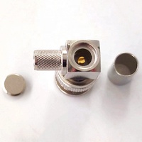 Belden 1694A câble 75ohm fil d'antenne électrique étanche rf coaxial BNC prise mâle sertissage connecteur à angle droit