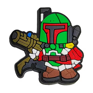 Wholesale Anime Cartoon Yoda Elf <strong>War</strong> <strong>Stars</strong> Clog Shoe <strong>Charms</strong> Classic Movie Shoes Decoration for Boys Girls Teens Kids Party Favor - Product Image 5