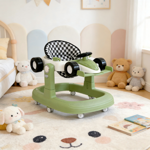 Andador Ajustable para Bebés (3 Niveles <span class=keywords><strong>de</strong></span> Altura/<span class=keywords><strong>4</strong></span> Niveles <span class=keywords><strong>de</strong></span> Altura del Asiento) - Base Plegable Estable, Andador Seguro para Bebés para el Desarrollo Temprano <span class=keywords><strong>de</strong></span> la Caminata - Product Image 6