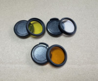 Nouvelle lentille filtrante anti-buée en alliage d'aluminium UV jaune-orange pour appareils photo Rollei 35 35B 35TE 40/3.5 35S 35SE 40/2.8 24mm 30.5mm
