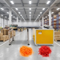 Déchiqueteuse de papier crépon écoénergétique produisant des bandes de papier recyclables pour le rembourrage protecteur des boîtes cadeaux cosmétiques