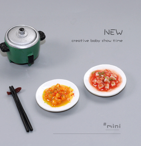 1/12จำลองบ้านตุ๊กตา1/6ขนาดเล็กมาโปไข่ปูเต้าหู้ - Product Image 3